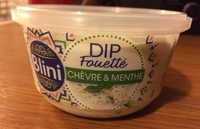 Dip fouetté chèvre menthe