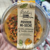 Poivrons mi-séchés & ricotta crémeuse
