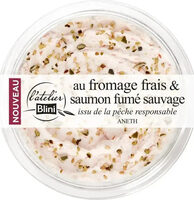 Fromage frais et saumon fumé sauvage