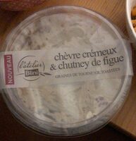 Chèvre crémeux et chutney de figues