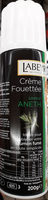 Crème fouettée saveur aneth
