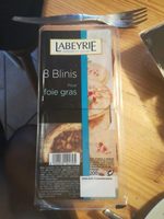 8 blinis pour foie gras