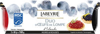 Labeyrie duo rouge & noir œufs de lompe