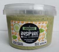 Houmous concombre & basilic