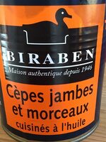 Cèpes jambes et morceaux