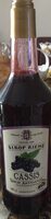 Sirop de cassis garanti pur sucre