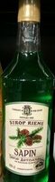 Sirop de sapin, garanti pur sucre, la bouteille de