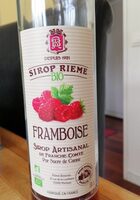 Sirop framboises artisanale