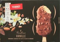 4 Parenthèses vanille enrobage chocolat au lait & éclats d'amande