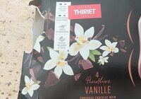 Crème glacée vanille enrobage chocolat noir