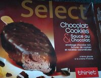 Select chocolat cookies et sauce au chocolat