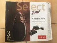 Crème glacée sélect géant chocolat noir