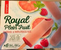 Royal plein fruits framboise et pamplemousse