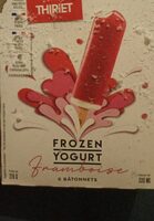 Frozen yogurt framboise