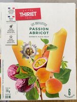 Les cuillettes passion abricot sorbet plein fruit