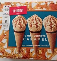 Mini cornets caramel