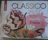 Cornet Classico Vanille Fraise