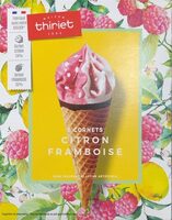 Cornets citron framboise