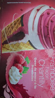 Cornets Exalto framboise façon chantilly