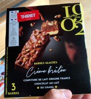 Barre glacee creme brulee