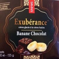 Exuberance creme glacee a la creme fraiche banane chocolat