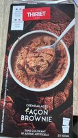 Crème glacée façon brownie