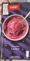 Crème glacée cassis