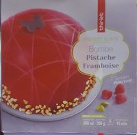 Bombe pistache framboise