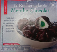 Rochers glacés menthe chocolat