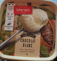 Creme glacee chocolat blanc