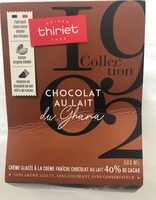 Glace chocolat au lait du ghana