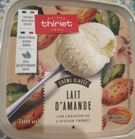 Crème glacée - lait d'amande