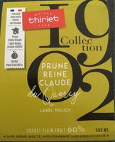 Sorbet prune Reine Claude du Quercy