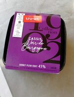 Sorbet cassis noir de bourgogne