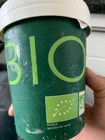 Crème glacée à la vanille, Bio