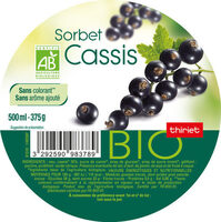 Sorbet cassis, Bio