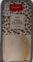 Glace noix de coco avec noix de coco Rapée