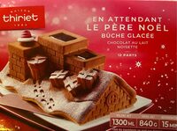 Bûche glacée Chocolat au Lait/Noisette