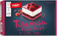 Tiramisu aux fruits rouges
