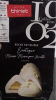 Buche pâtissière Exotique Mousse Mascarpone Vanille