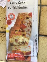 Cake aux fruits confits