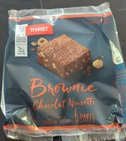 Brownie chocolat noisette