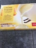 Crème anglaise à la vanille de Madagascar