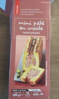 Mini pâté en croûte, canard pistache