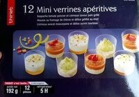 12 Mini verrines apéritives