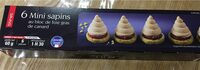 6 mini sapins au bloc de foie gras de canard