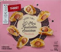 Mini feuilletés saucisse moutarde