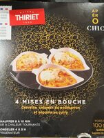 Mises en bouche crevettes potimarron