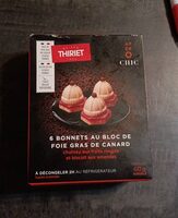 Bonnets au bloc de foie gras