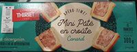 Mini pâtés en croûte canard